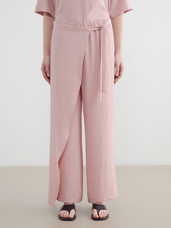 Moudda LC Waikiki - Pantalon fin en tissu pour Femme couleur Rose - Tunisie 2