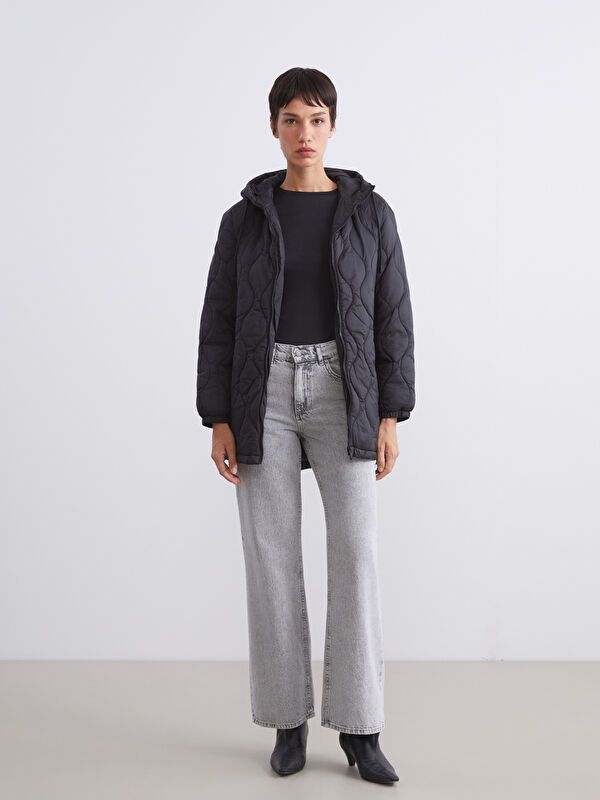 Moudda LC Waikiki - Manteau matelassé léger Femme Noir - Tunisie 2