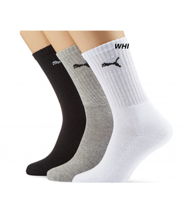 Chaussettes puma unisex crew sock 3p - Tunisie1