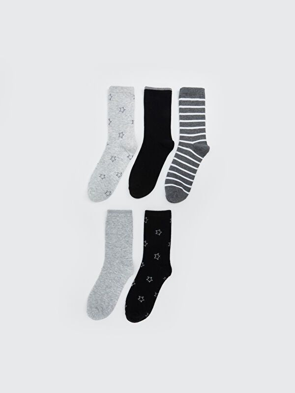 Moudda LC Waikiki - Chaussettes courtes Femme Mélange gris clair - Tunisie 1