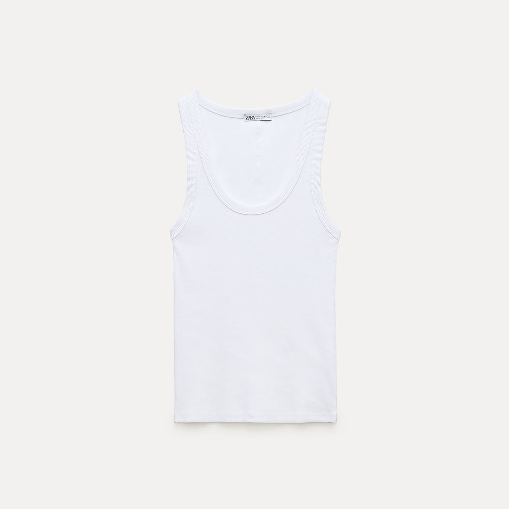 Moudda ZARA - Top Côtelé Couture Dos - Tunisie 2