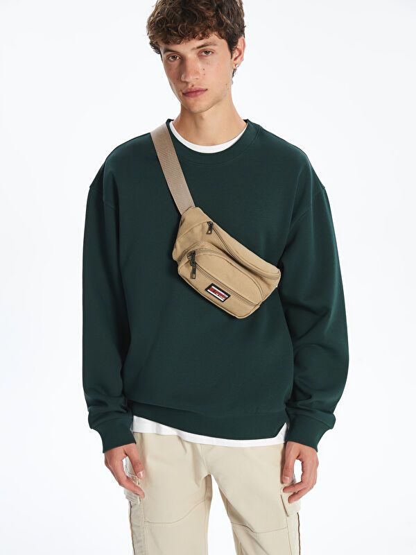 Moudda LC Waikiki - Sweatshirt en jersey Homme Vert foncé - Tunisie 1