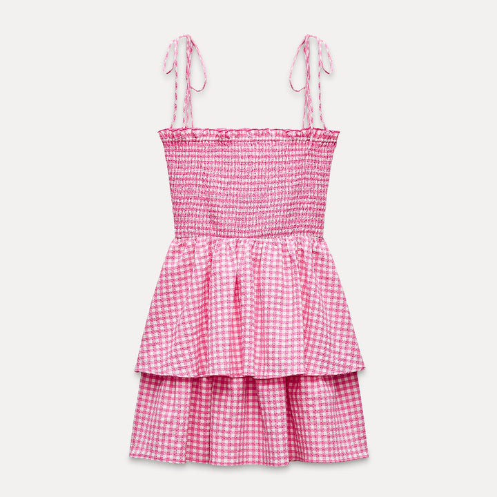 Moudda ZARA - Robe courte à carreaux Vichy - Tunisie 1