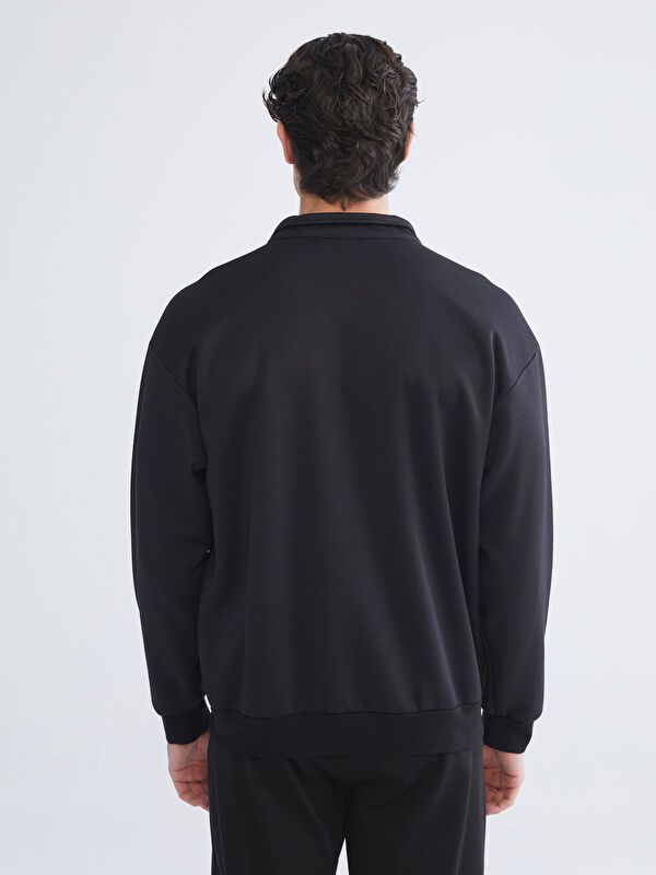 Moudda LC Waikiki - Sweatshirt en jersey couleur Noir pour hommes - Tunisie 4