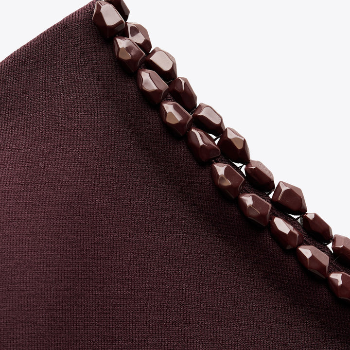 Moudda ZARA - Pull asymétrique avec boules - Tunisie 3