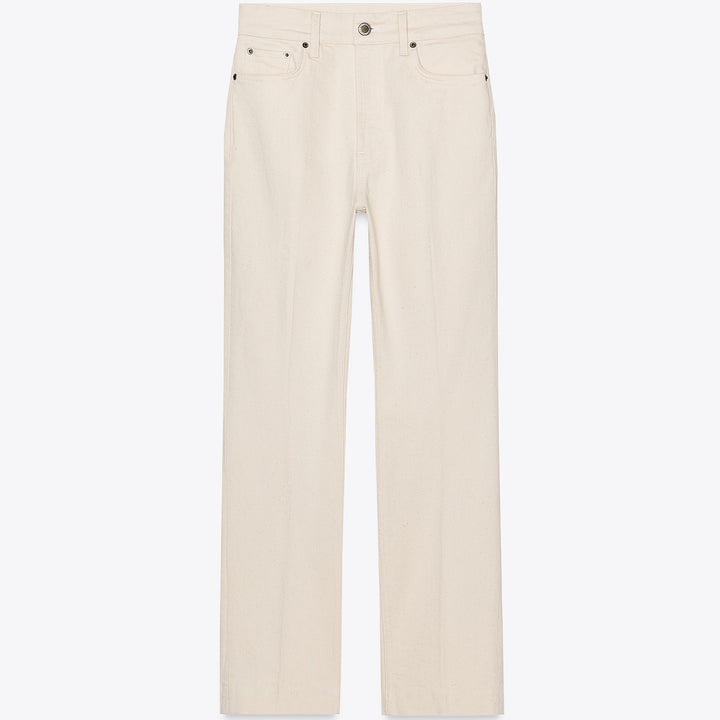 Moudda ZARA - Pantalon Bootcut - Taille Haute & Cropped Naturel - Tunisie 1