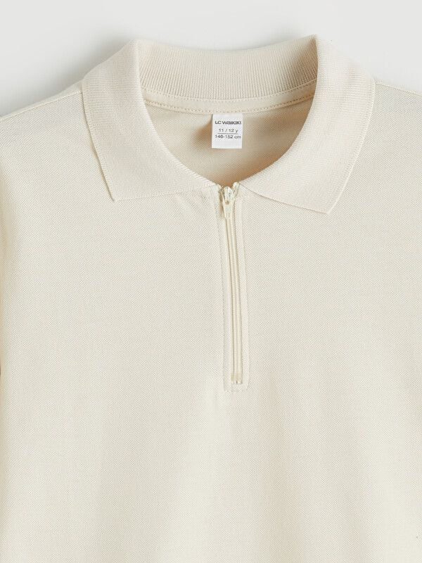Moudda LC Waikiki - T-shirt manches courtes en jersey pour Garçon couleur Beige clair - Tunisie 2