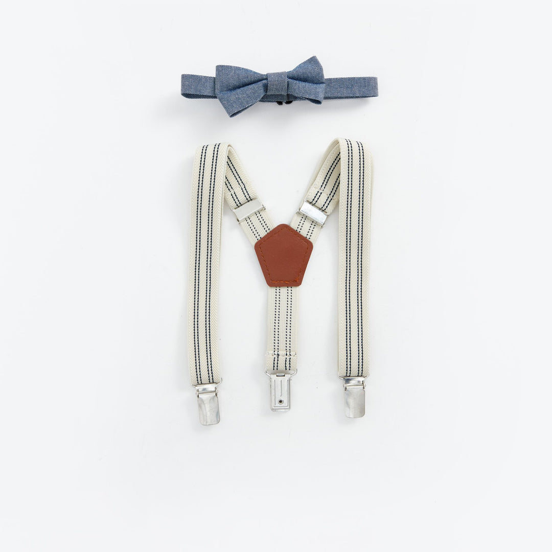 Moudda LC Waikiki - Cravate / nœud papillon / bretelles / ceinture Garçon Bleu - Tunisie 2