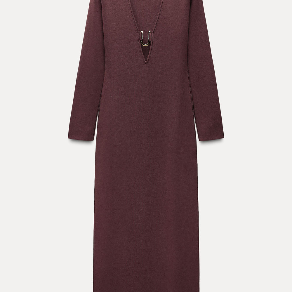 Moudda ZARA - Robe décolleté appliqué doré - Tunisie 2