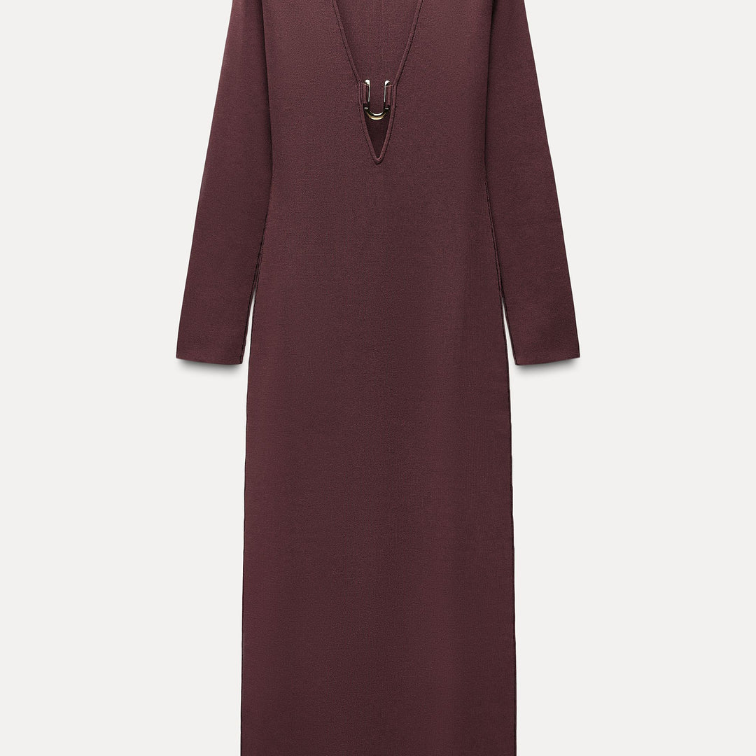 Moudda ZARA - Robe décolleté appliqué doré - Tunisie 2