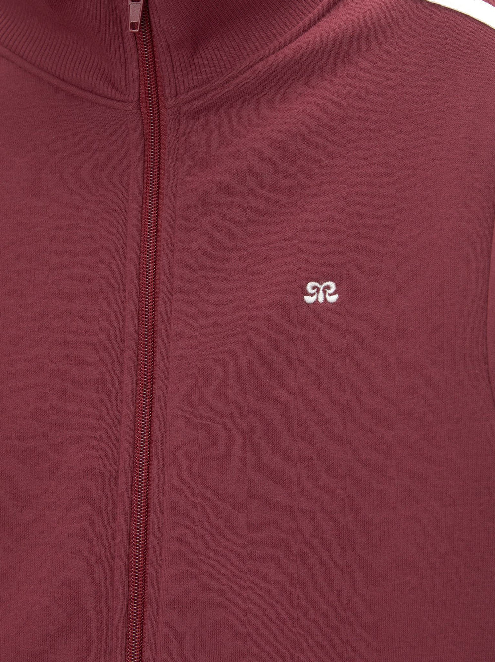 Moudda PULL & BEAR - Sweat Pacific Fermeture Rayure Bordeaux - Tunisie 2