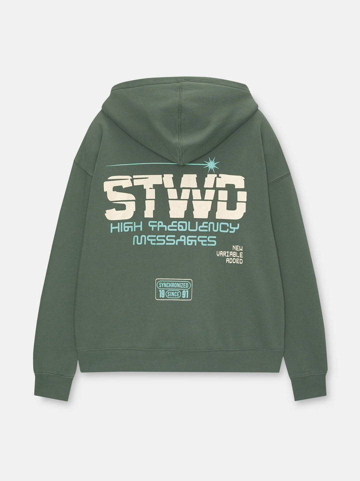 Moudda PULL & BEAR - Sweat Capuche Lavé - High Frequency Messages - Tunisie 3
