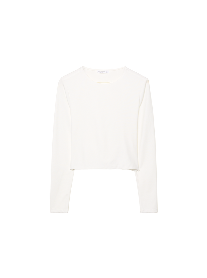 Moudda STRADIVARIUS - T-Shirt Cropped Manches longues Dos Nu - Tunisie 3