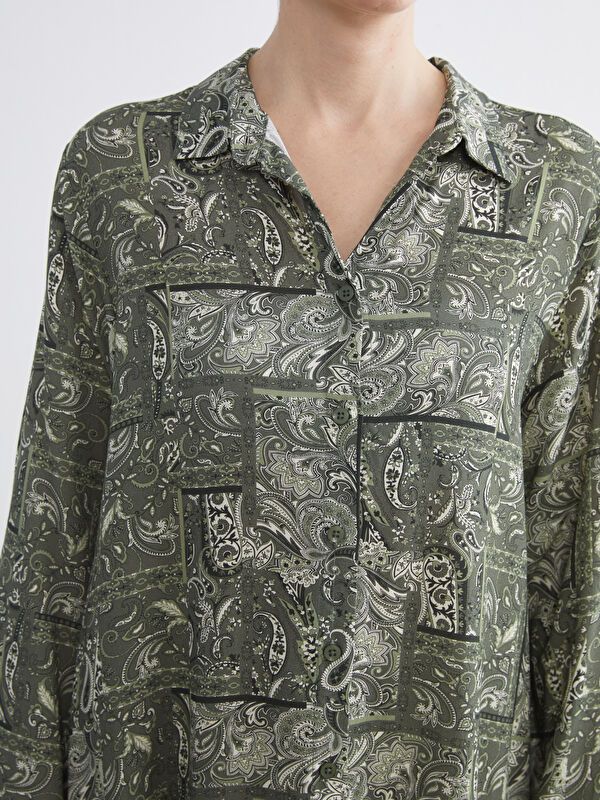 Moudda LC Waikiki - Tunique imprimée tissée cv à manches longues pour Femmes - Tunisie 3