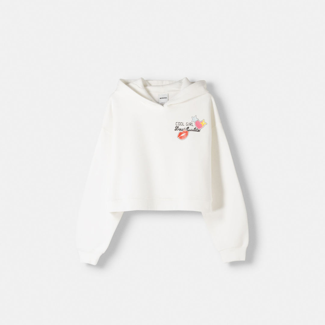 Moudda BERSHKA - Sweat à Capuche Cool Girl - Tunisie 1