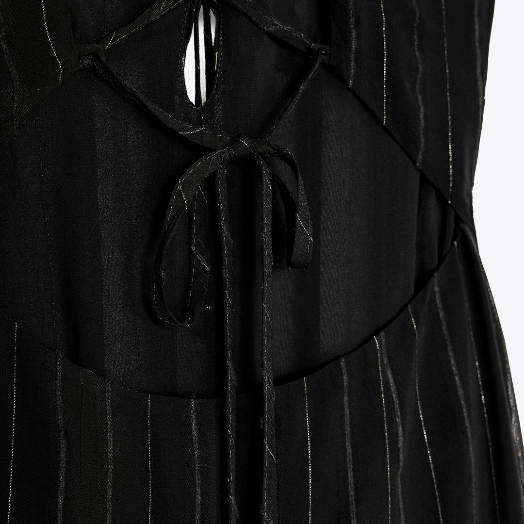 Moudda ZARA - Robe Midi Lingerie - Rayures Lurex - Tunisie 3