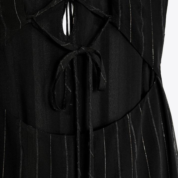 Moudda ZARA - Robe Midi Lingerie - Rayures Lurex - Tunisie 3