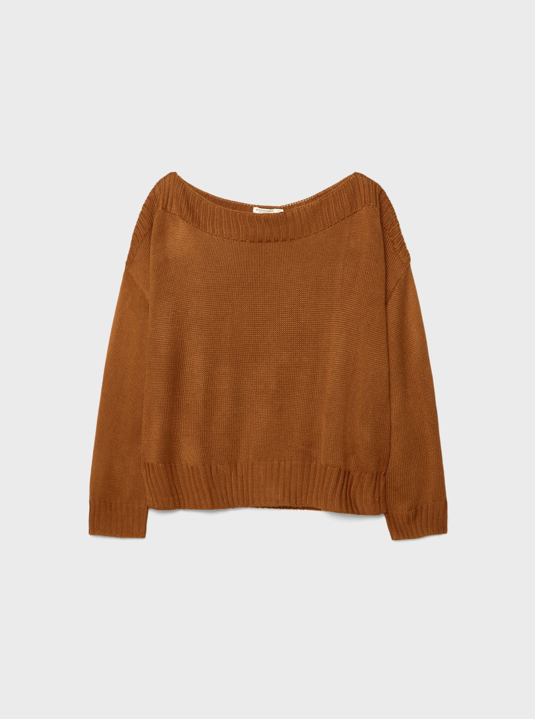 Moudda STRADIVARIUS - Pull en Maille Encolure Bateau Rib - Tunisie 1