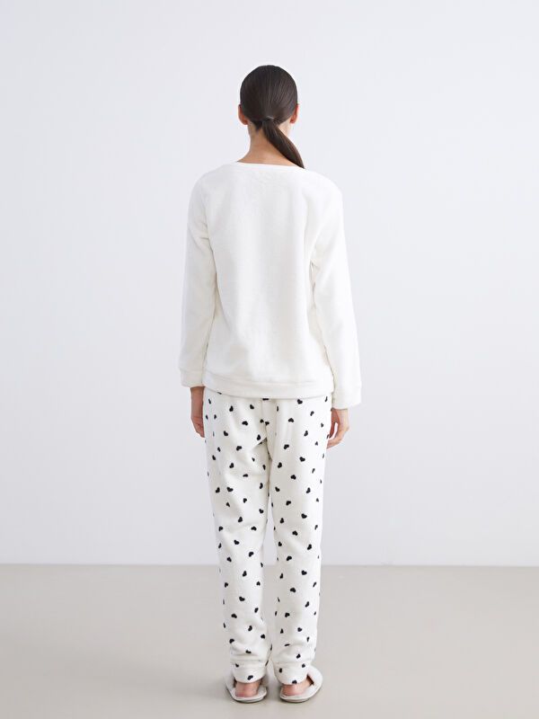 Moudda LC Waikiki - Pyjama en jersey à manches longues épais pour Femmes - Tunisie 4