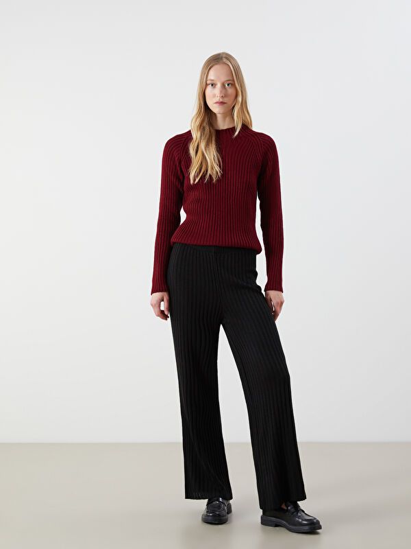 Moudda LC Waikiki - Pantalon tricot Femme Noir - Tunisie 1