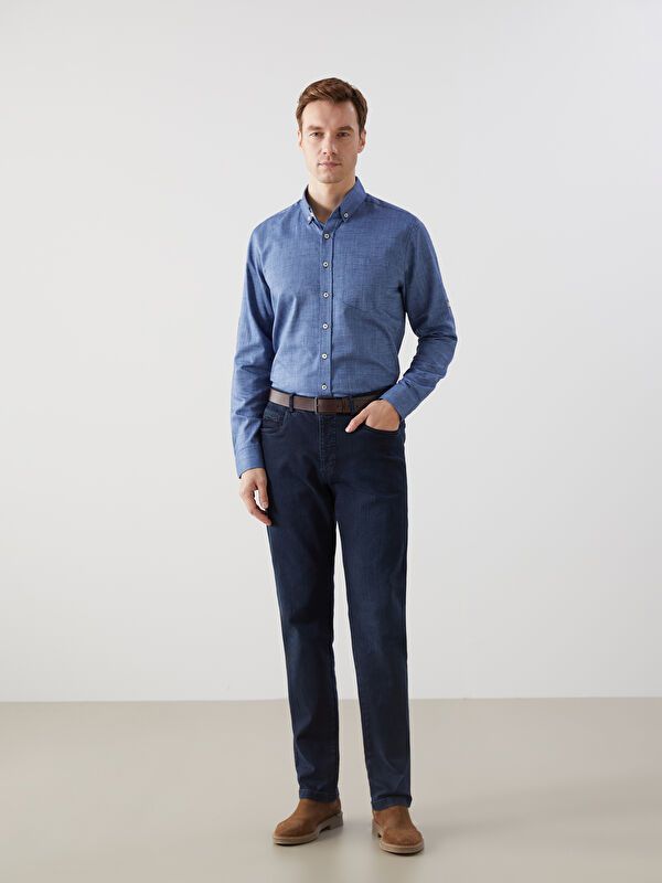 Moudda LC Waikiki - Chemise tissée à manches longues pour Hommes - Tunisie 2