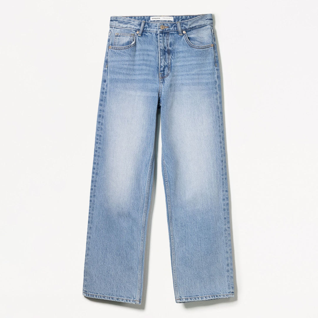 Moudda BERSHKA - Jean Mom - Taille Haute & Tissu Confort - Tunisie 1