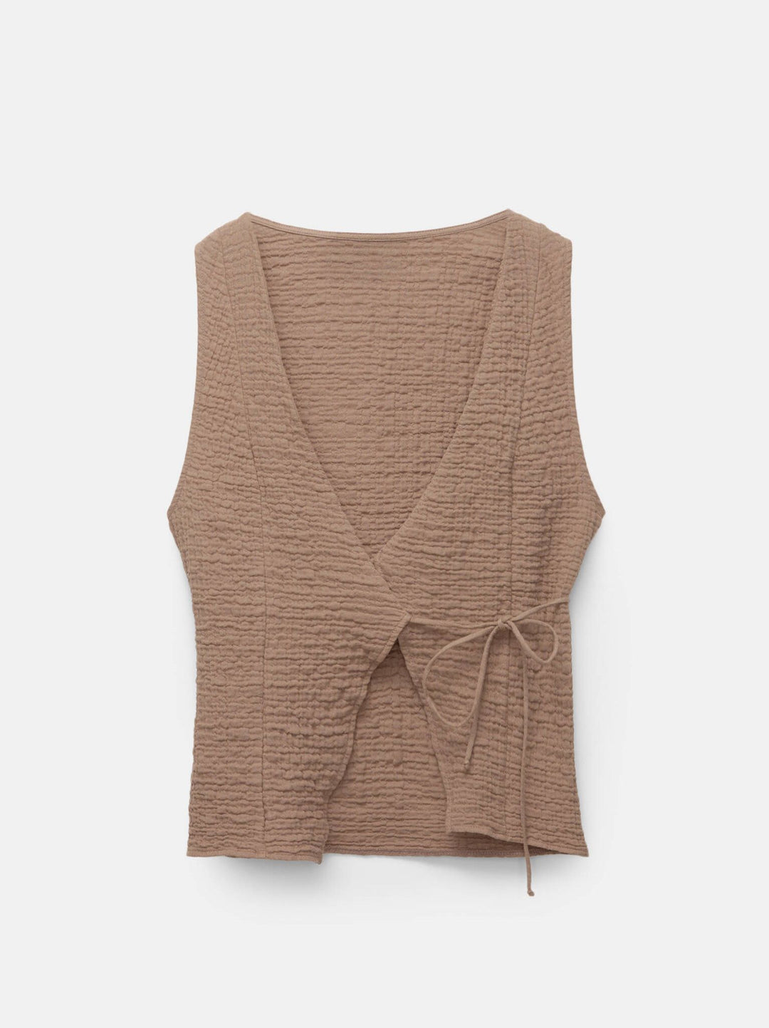 Moudda PULL & BEAR - Ensemble Gilet - Croisé & Froissé - Tunisie 3