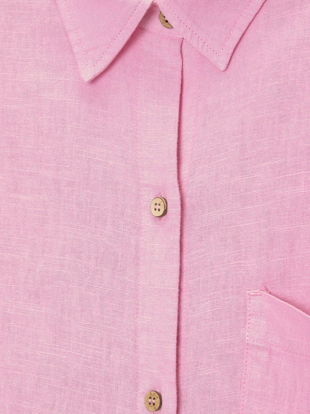 Moudda PULL & BEAR - Chemise Pacific Rustique Teinture Garment Rose - Tunisie 3