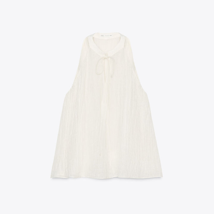 Moudda ZARA - Top Lin - Bambula Halter & Volume - Tunisie 1