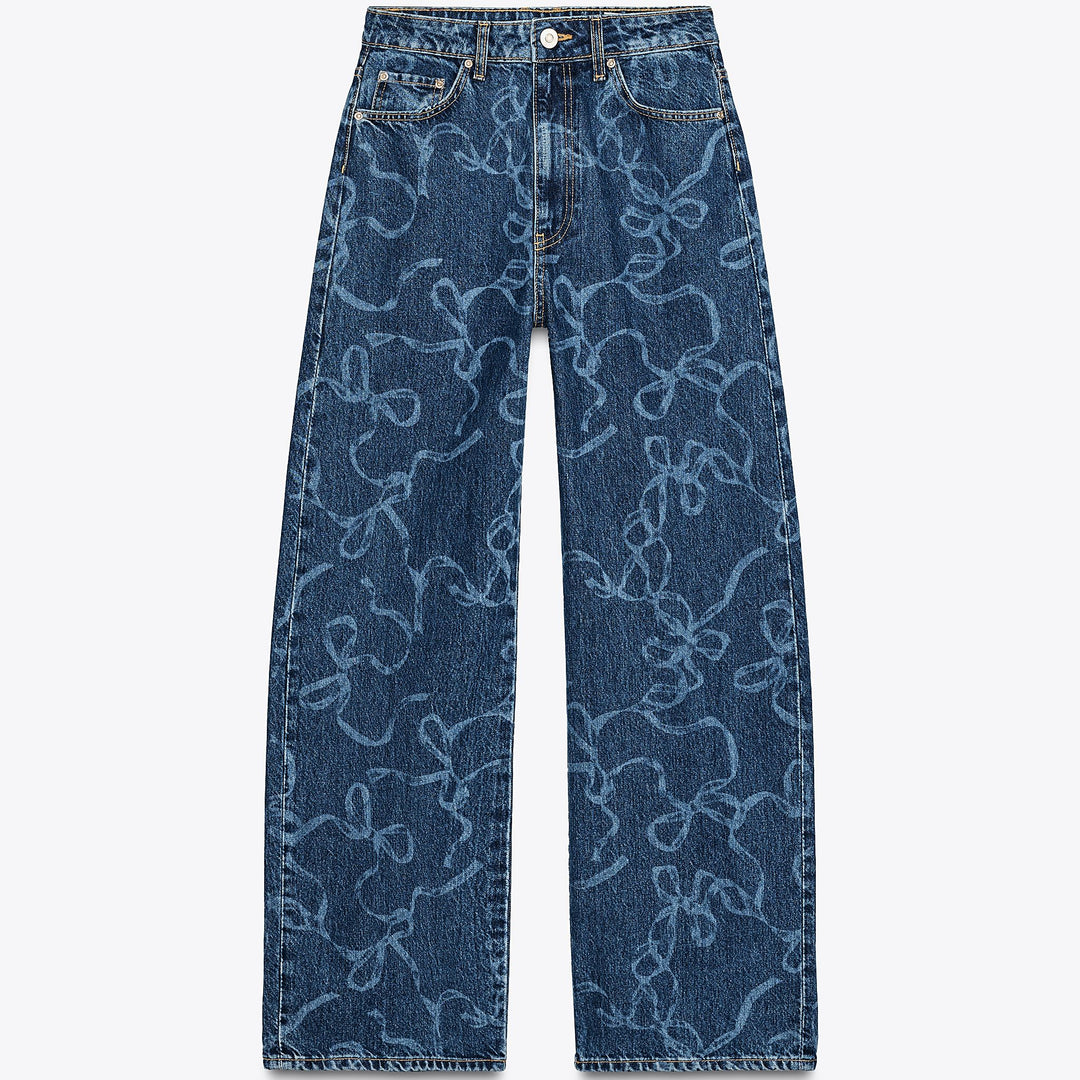 Moudda ZARA - Pantalon Baggy - Taille Moyenne & Nœuds - Tunisie 1