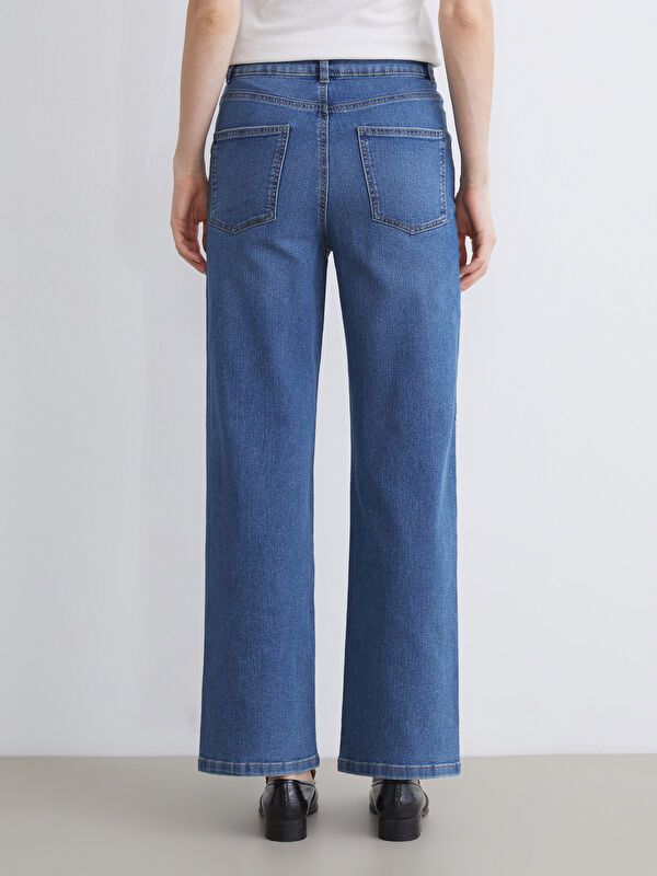 Moudda LC Waikiki - Pantalon tissé denim Femme Rodéo mid indigo - Tunisie 4