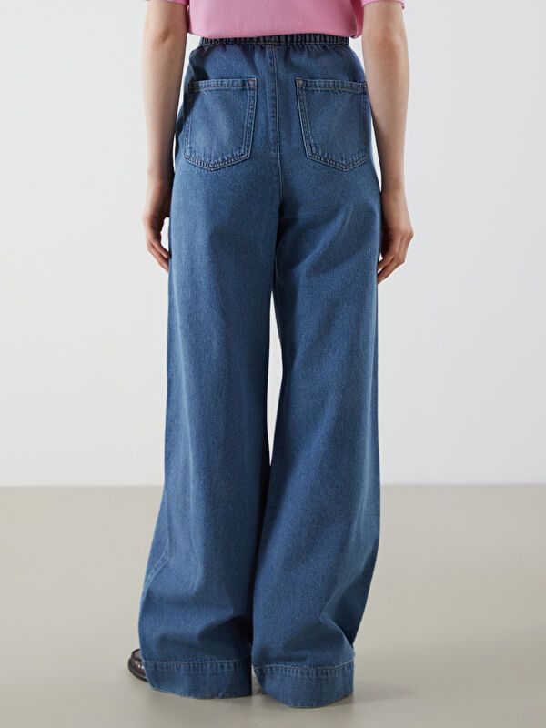 Moudda LC Waikiki - pantalon en jean tissé pour Femmes - Tunisie 4