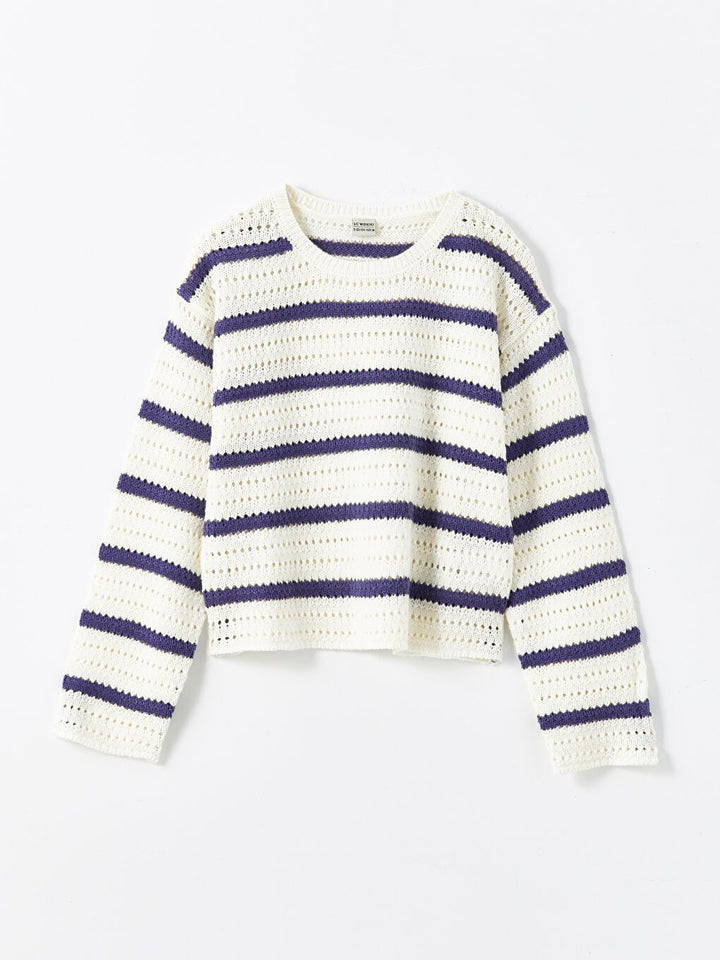 Moudda LC Waikiki - Pull en tricot Fille Marine - Tunisie 1