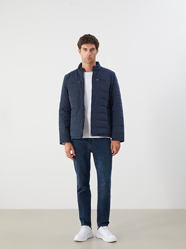 Moudda LC Waikiki - Manteau d'hiver couleur Bleu marine pour hommes - Tunisie 2