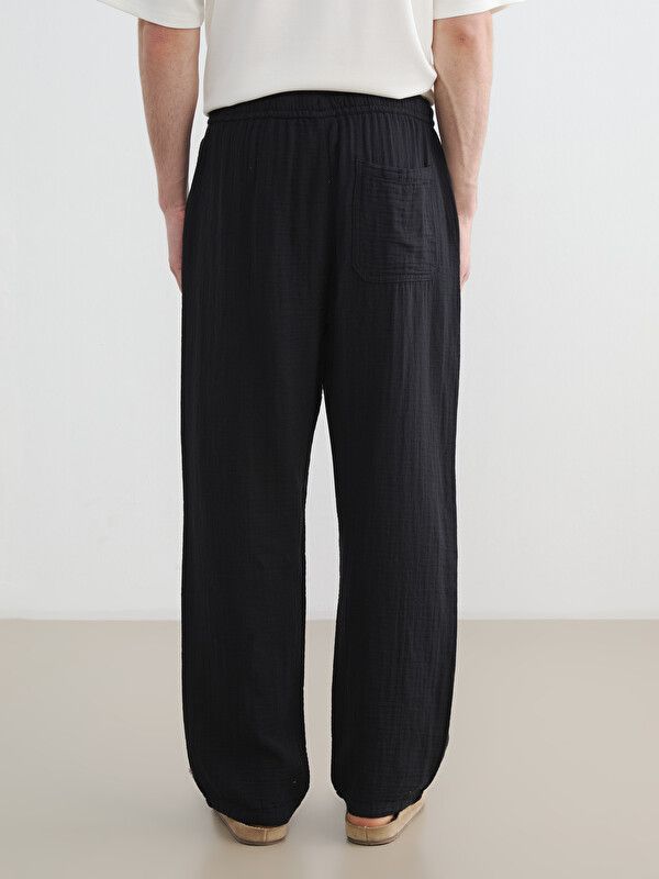 Moudda LC Waikiki - Pantalon mi-saison en tissu pour Homme couleur Noir - Tunisie 4