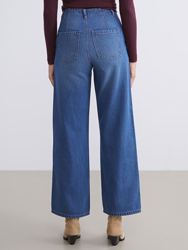 Moudda LC Waikiki - pantalon en jean tissé pour Femmes - Tunisie 4