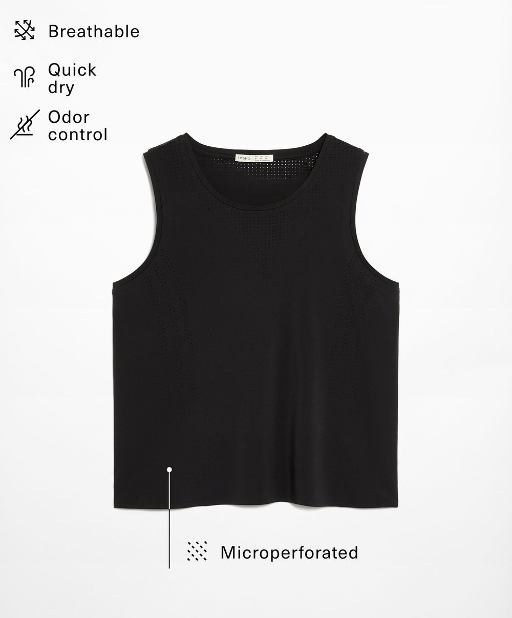 Moudda Oysho - T-Shirt Demi-Manches Technique Punching - Tunisie 2