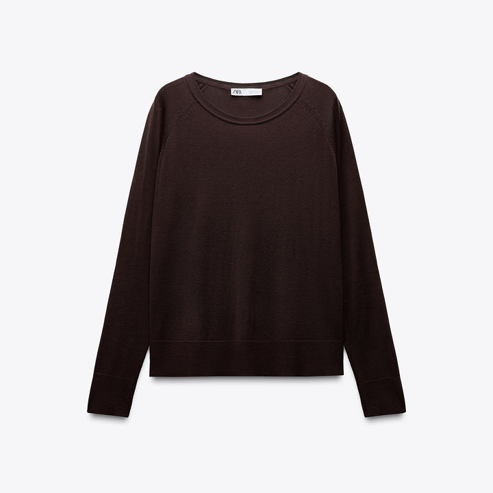 Moudda ZARA - Nouveau Pull - Col Caja & Manches Raglan - Tunisie 1