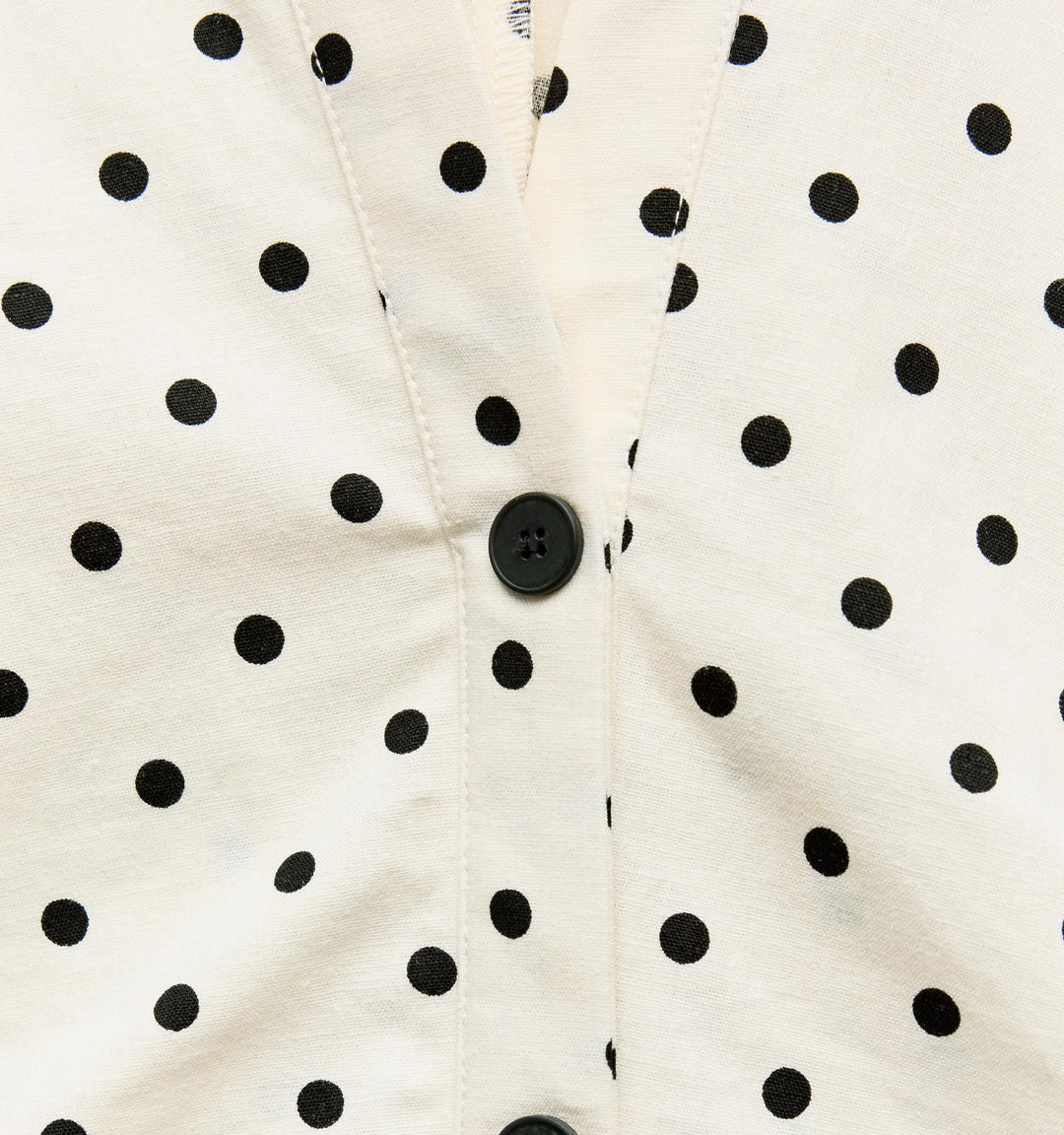 Moudda ZARA - Robe mi-longue chemise cintrée à pois en lin extensible - Tunisie 2