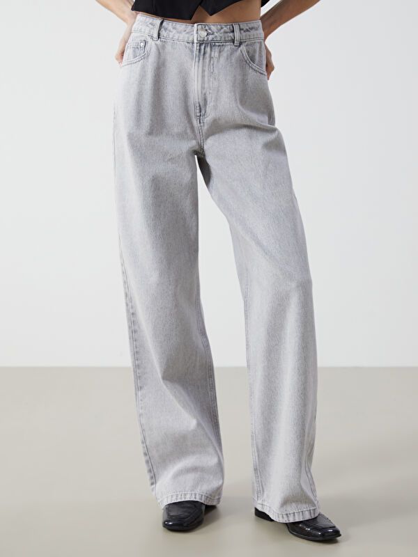 Moudda LC Waikiki - pantalon tissé en jean pour Femmes - Tunisie 2