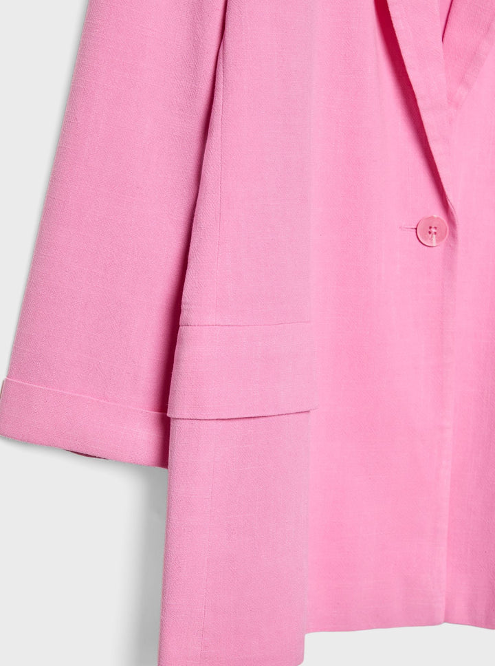 Moudda STRADIVARIUS - Blazer Rustique Rose Pâle - Tunisie 3