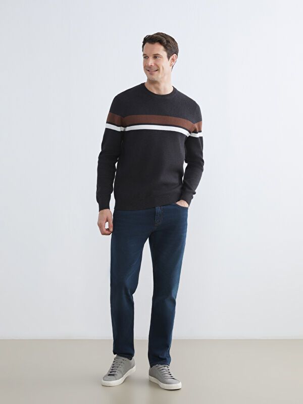 Moudda LC Waikiki - Pull rayé en tricot pour Homme - Tunisie 2