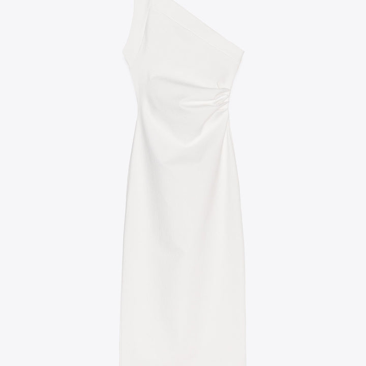 Moudda ZARA - Robe Midi Asymétrique - Structure & Fronces - Tunisie 2