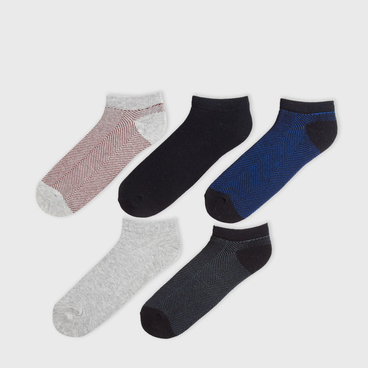 Moudda LC Waikiki - Chaussettes pour sneakers Homme Fil mélangé teint - Tunisie 1