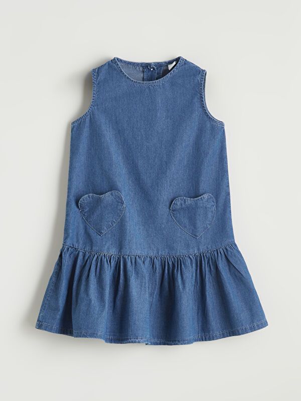 Moudda LC Waikiki - Robe manches courtes en jean pour Fille - Tunisie 1