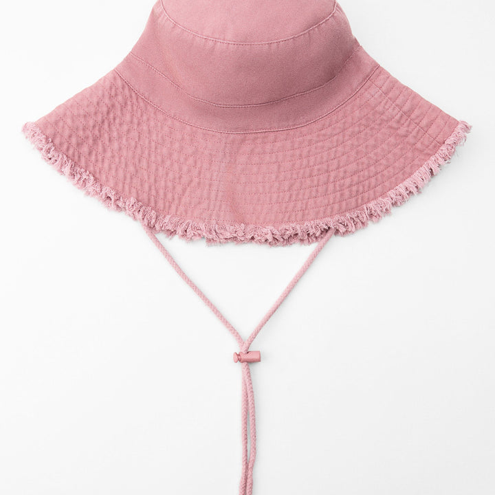 Moudda ZARA - Casquette bucket toile effilochée cordon ajustable - Tunisie 2