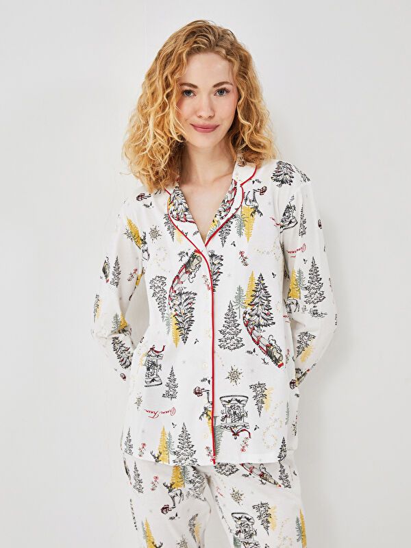 Moudda LC Waikiki - Pyjama en jersey à manches longues pour Femmes - Tunisie 2