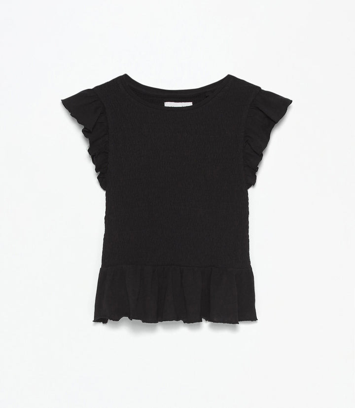 Moudda Lefties - T-Shirt - Élastique & Volant Fille D4 - Tunisie 1
