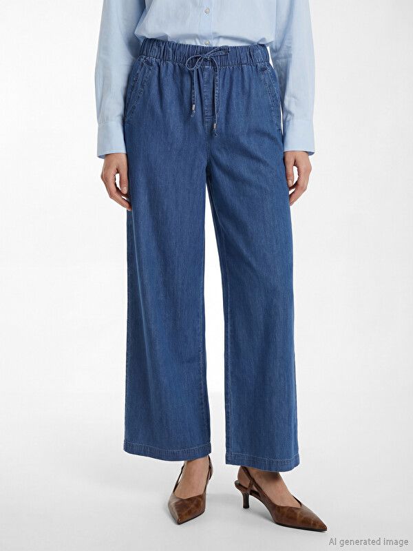 Moudda LC Waikiki - Pantalon en jean pour Femme couleur Rodeo Bleu indigo moyen - Tunisie 2