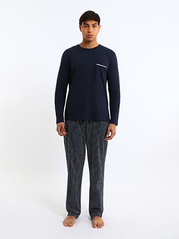 Moudda LC Waikiki - Ensemble pyjama jersey manches longues-pantalon - Tunisie 1